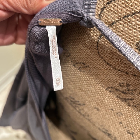 Free People Back it up Open back Sweatshirt - Picture 5 of 7